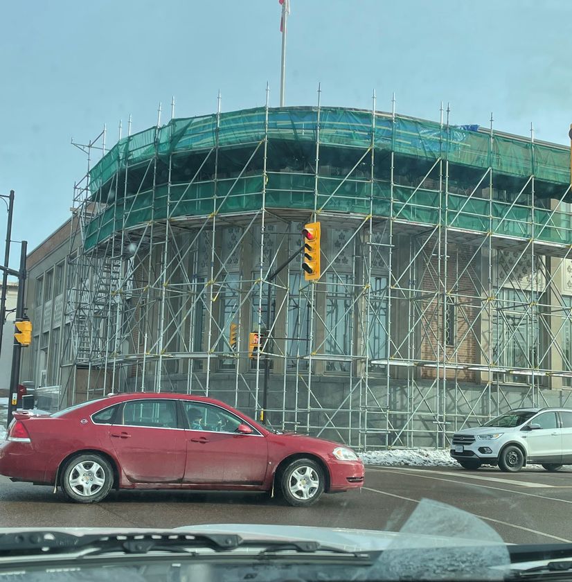 Commercial construction site